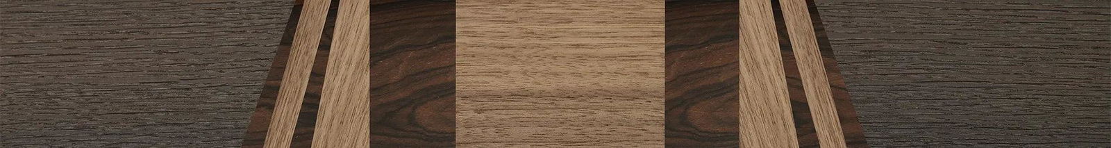 Fumed Oak,Walnut: Straight Grain,Ziricote Dark Quartered: Recursive - The Hero - Square - 781 - SIRIS wood optic