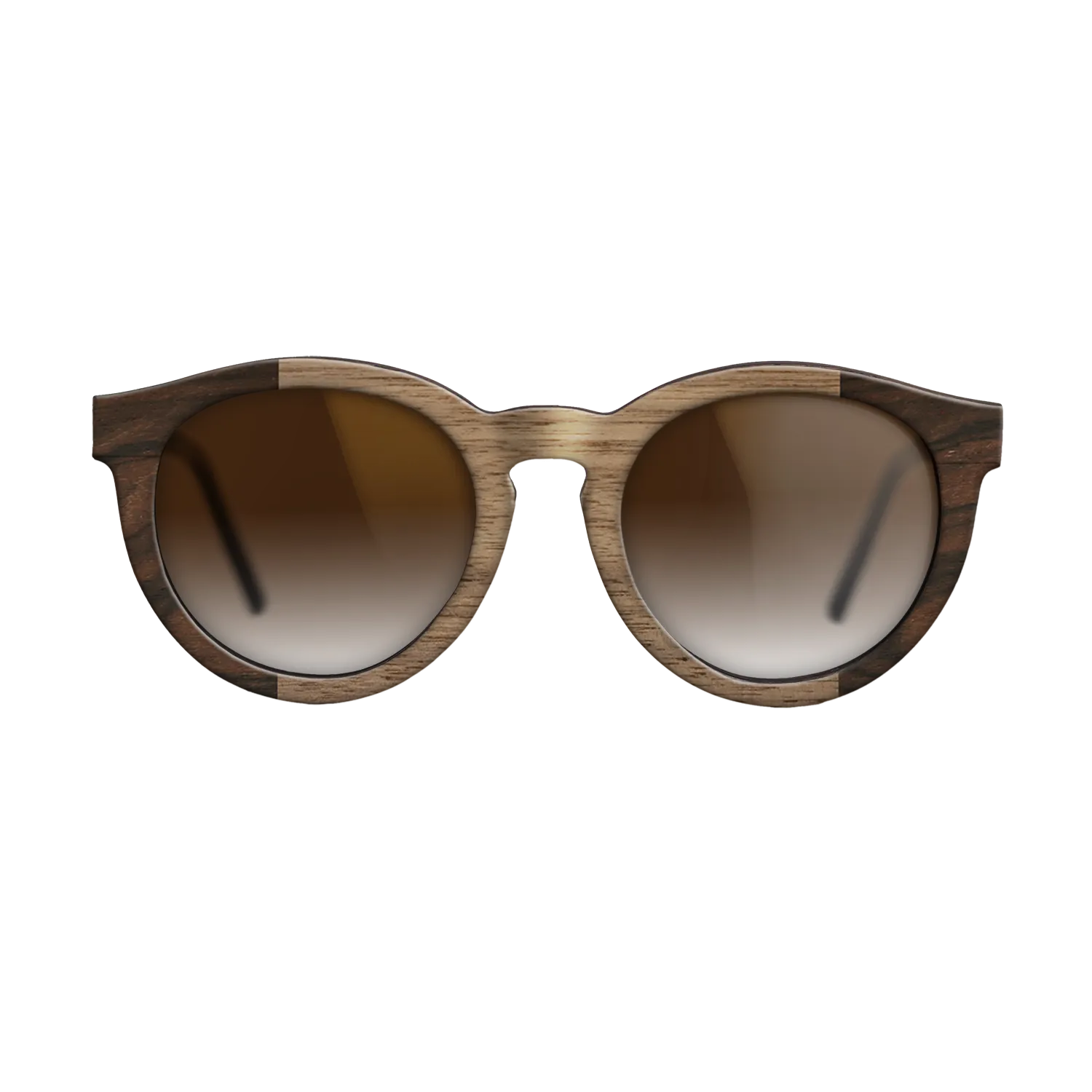 Fumed Oak,Walnut: Straight Grain,Ziricote Dark Quartered: Recursive - The Rebel - Round - 781 - SIRIS wood optic