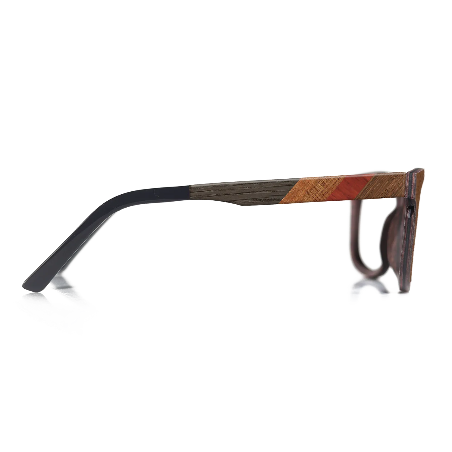 Fumed Oak,Wenge,Koa,Poplar Dyed: Red,Ziricote Dark Quartered: Fractal - The Maiden - Cat - 775 - SIRIS wood optic