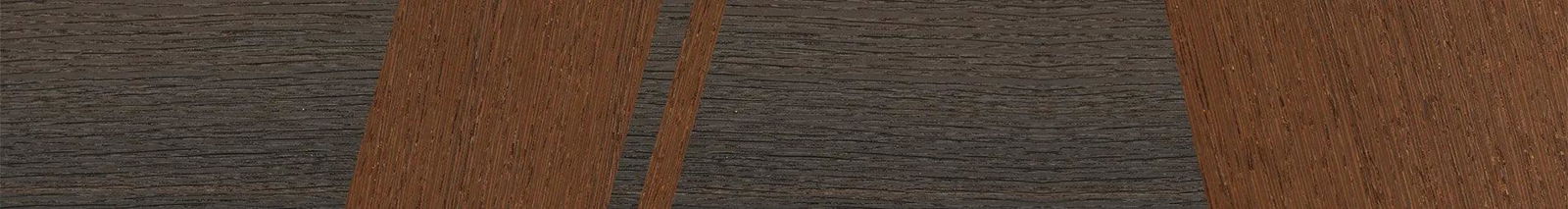 Fumed Oak,Wenge: Splice - The Sage - Rectangle - SIRIS wood optic
