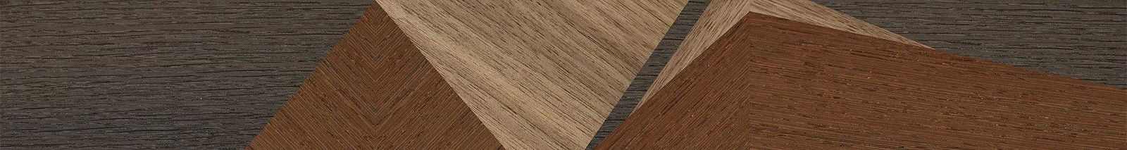 Fumed Oak,Wenge,Walnut: Straight Grain: Geometric - The Sage - Rectangle - 1885 - SIRIS wood optic