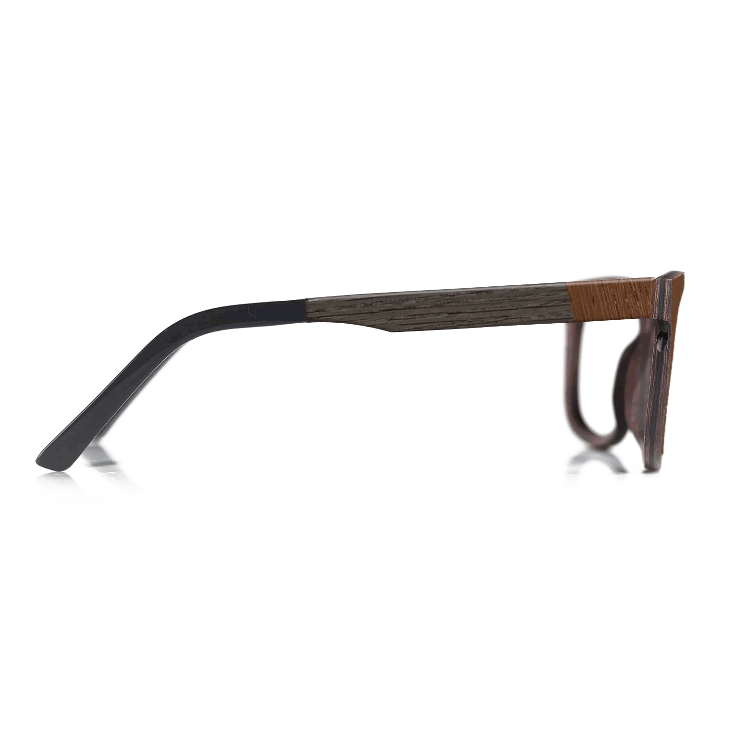 Fumed Oak,Wenge,Ziricote Dark Quartered: Angle Cut - The Hero - Square - SIRIS wood optic