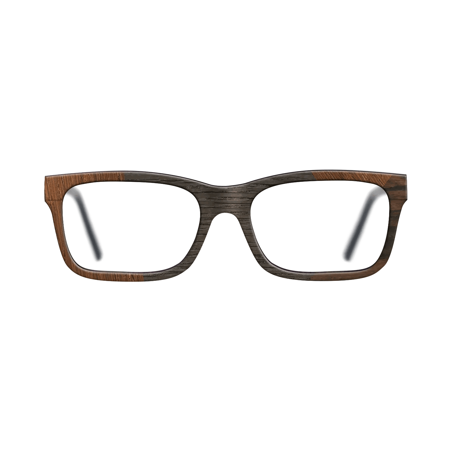 Fumed Oak,Wenge,Ziricote Dark Quartered: Angle Cut - The Sage - Rectangle - SIRIS wood optic