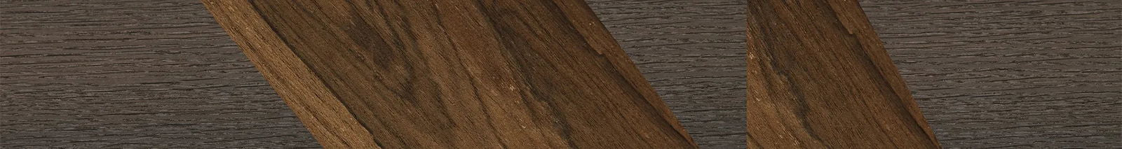 Fumed Oak,Ziricote Dark Quartered: Angle Cut - The Hero - Square - 1538 - SIRIS wood optic