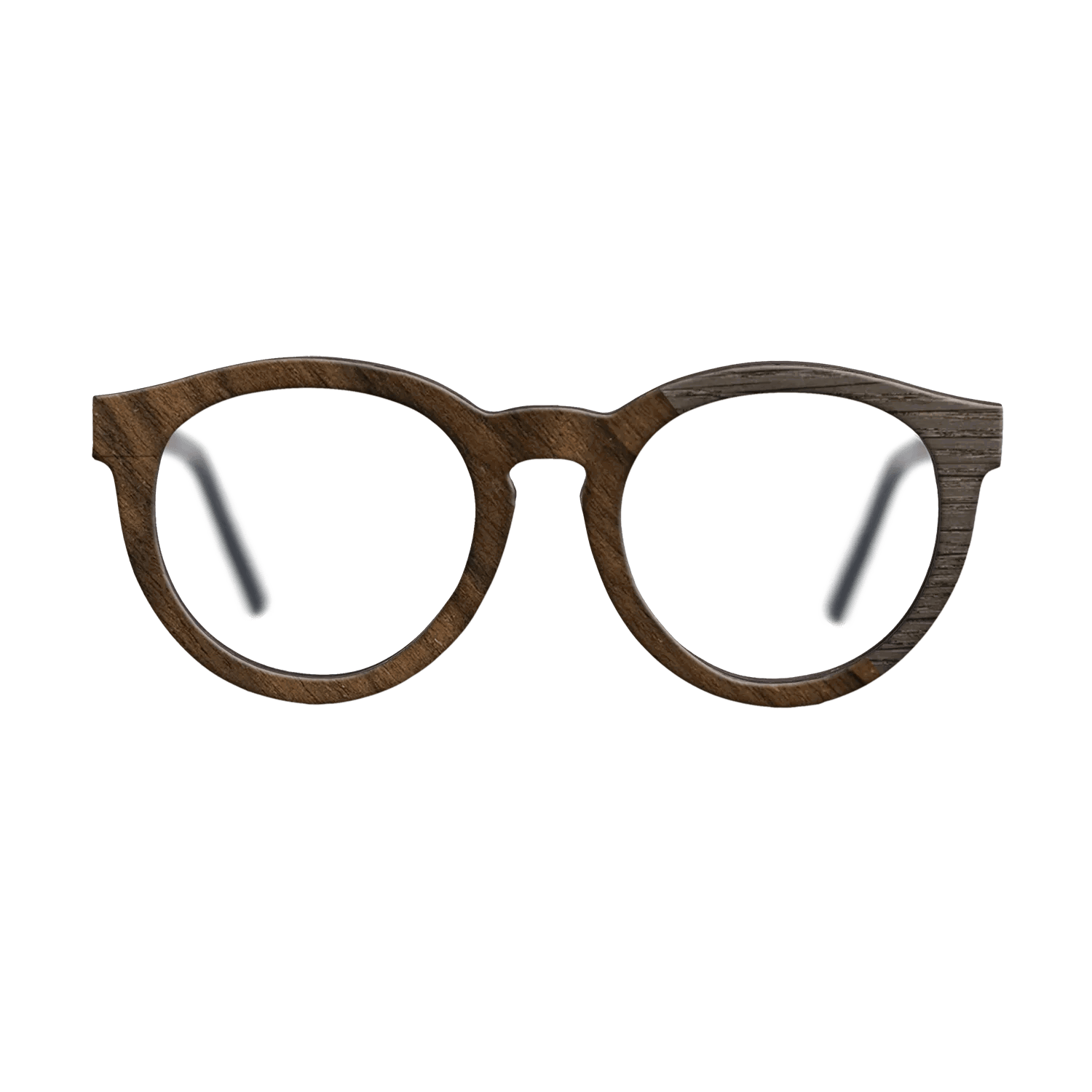 Fumed Oak,Ziricote Dark Quartered: Angle Cut - The Rebel - Round - 1538 - SIRIS wood optic