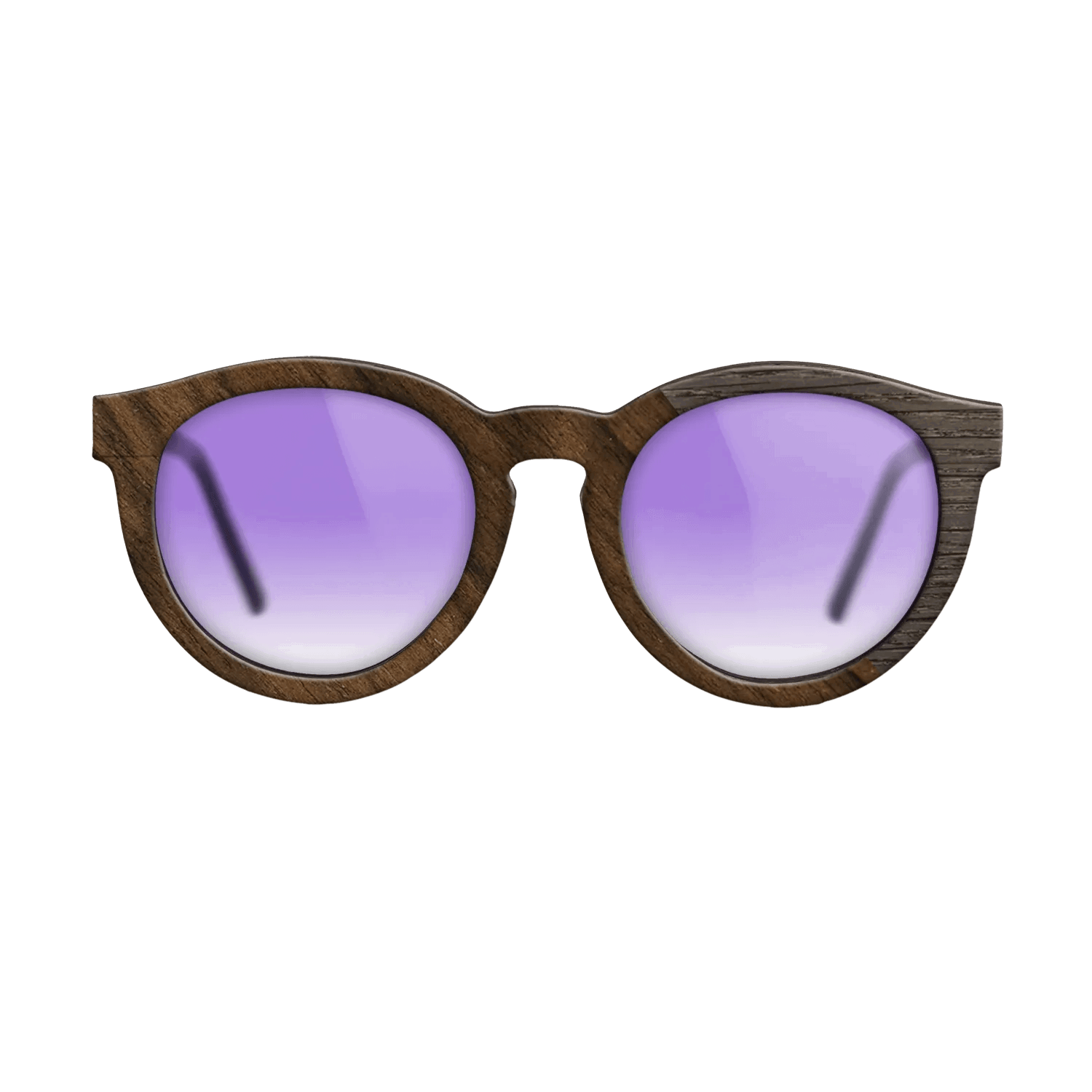 Fumed Oak,Ziricote Dark Quartered: Angle Cut - The Rebel - Round - 1538 - SIRIS wood optic