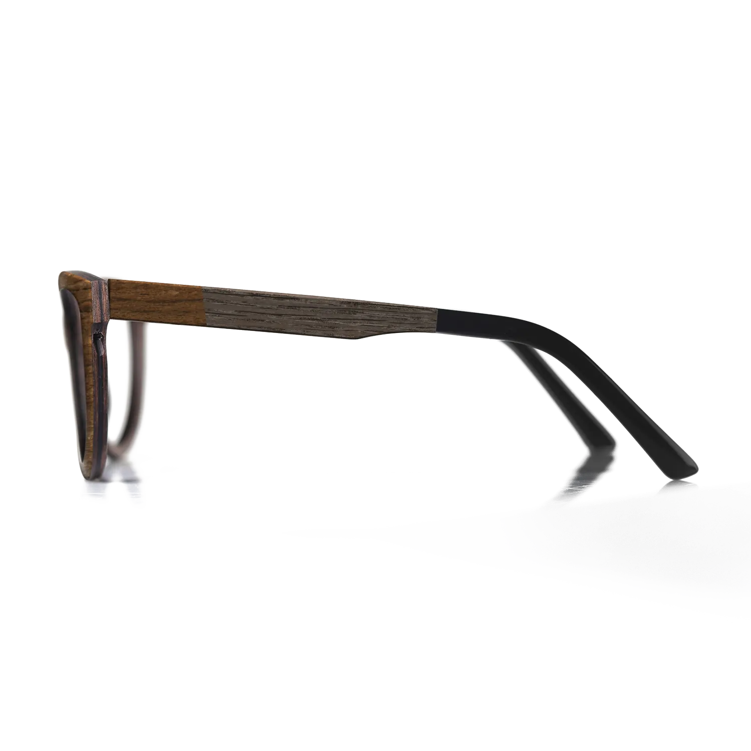 Fumed Oak,Ziricote Dark Quartered: Bauhaus - The Hero - Square - SIRIS wood optic