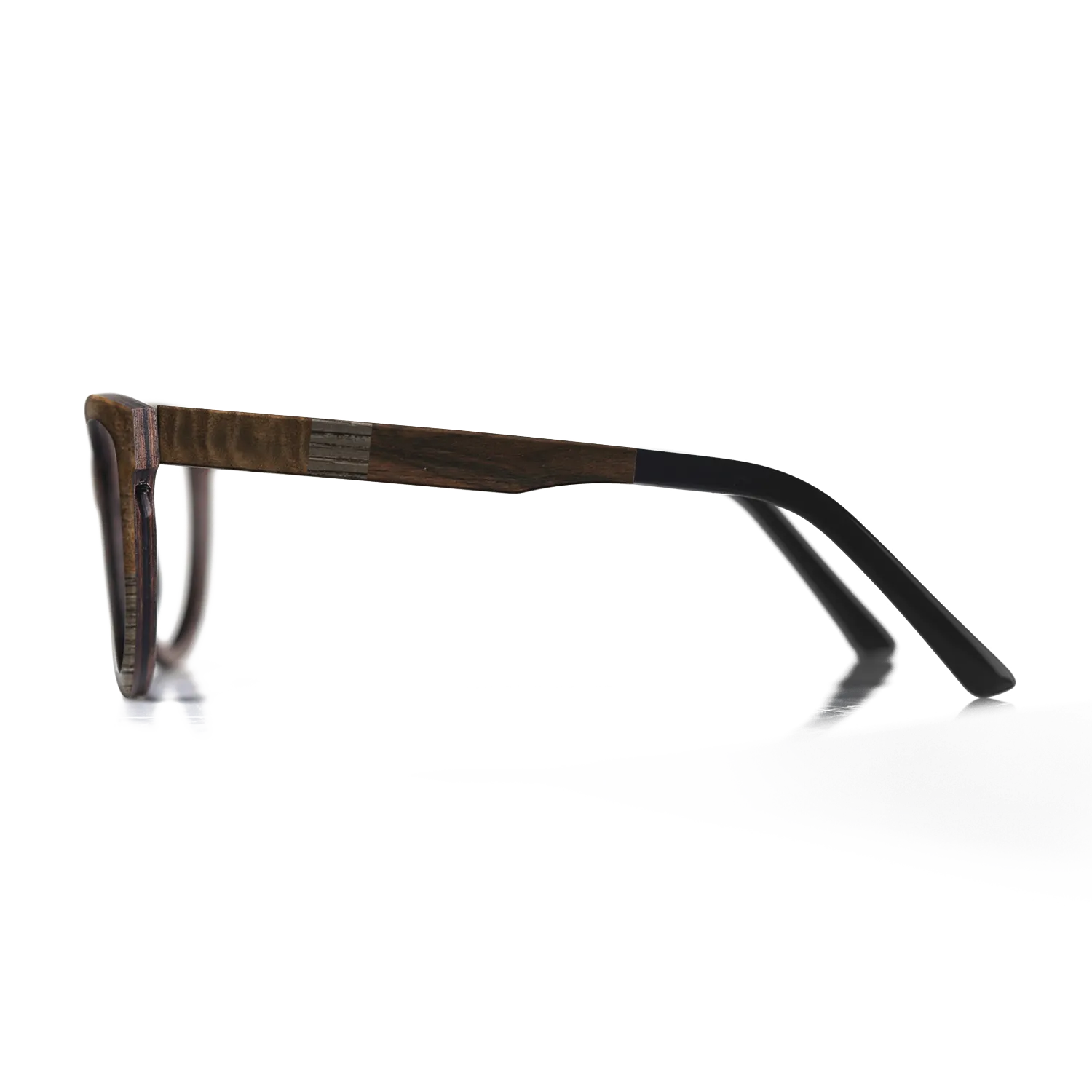 Fumed Oak,Ziricote Dark Quartered: Cubic Cuts - The Hero - Square - SIRIS wood optic