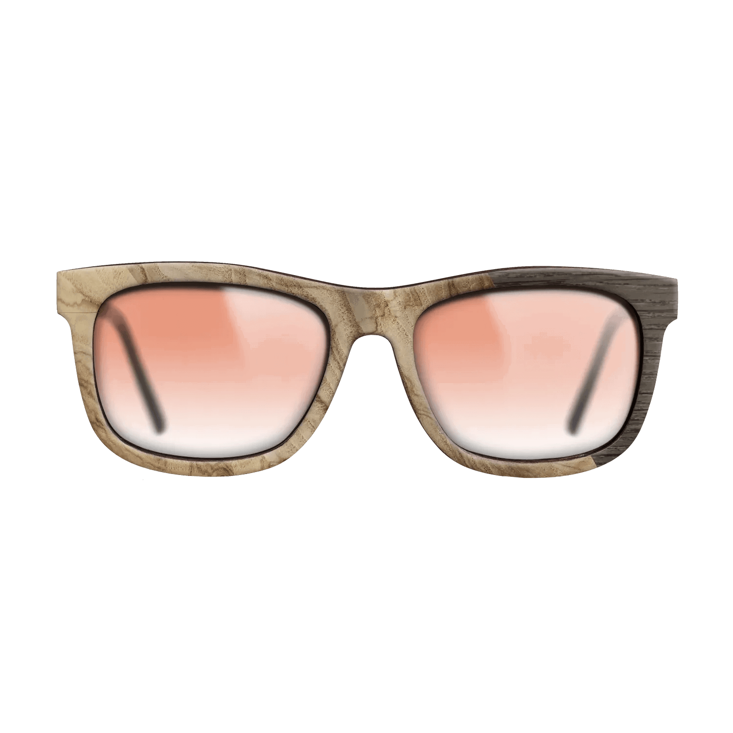 Fumed Oak,Ziricote Dark Quartered: Cubic Cuts - The Hero - Square - SIRIS wood optic