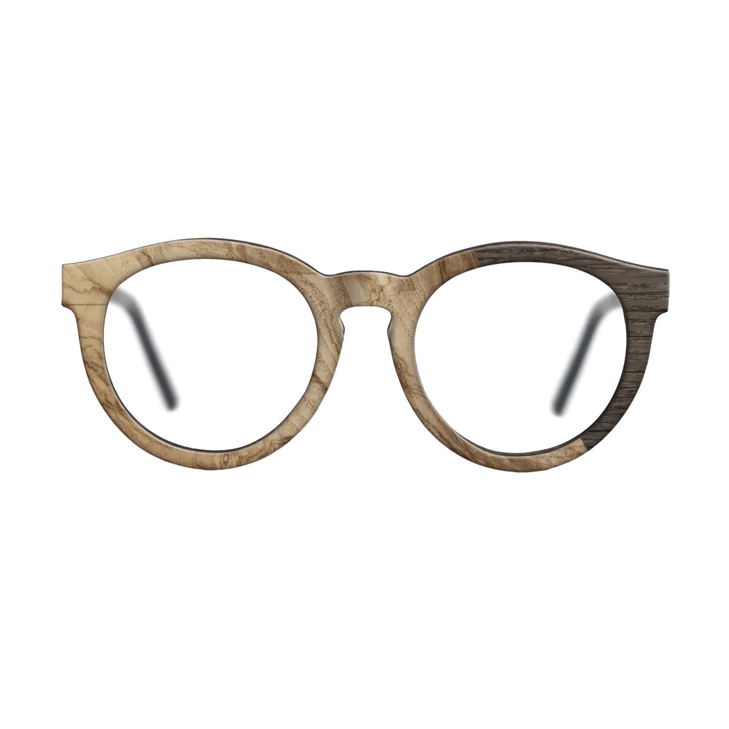 Fumed Oak,Ziricote Dark Quartered: Cubic Cuts - The Rebel - Round - SIRIS wood optic