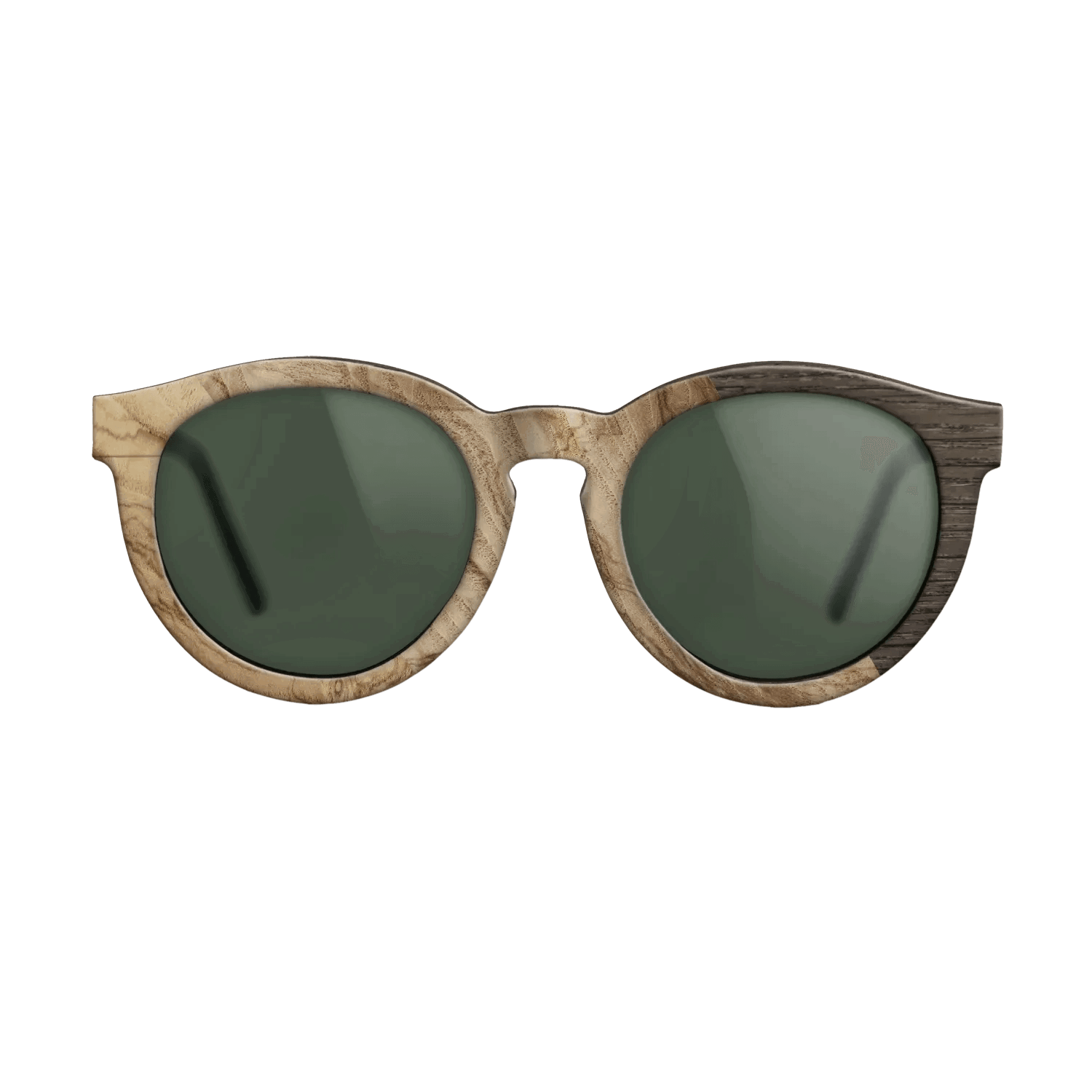 Fumed Oak,Ziricote Dark Quartered: Cubic Cuts - The Rebel - Round - SIRIS wood optic