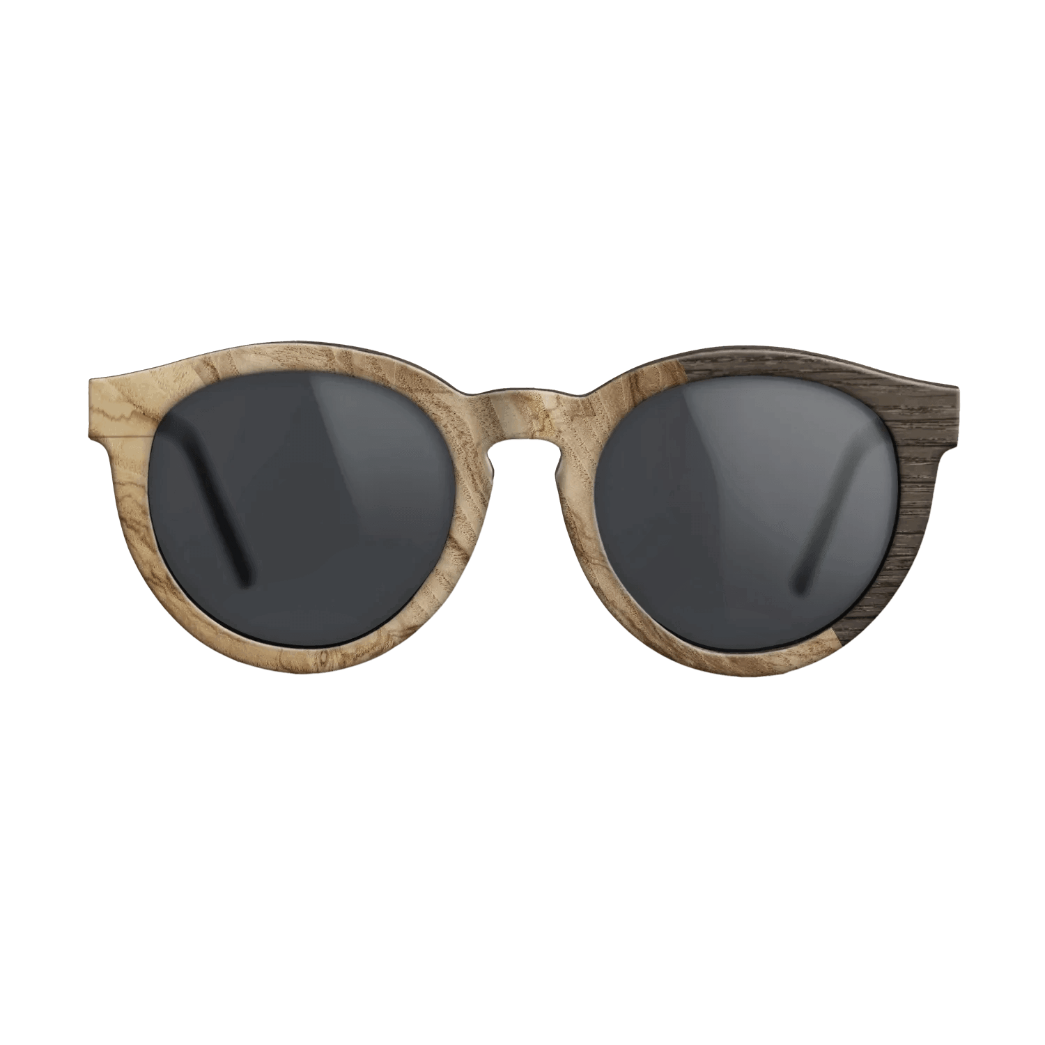 Fumed Oak,Ziricote Dark Quartered: Cubic Cuts - The Rebel - Round - SIRIS wood optic