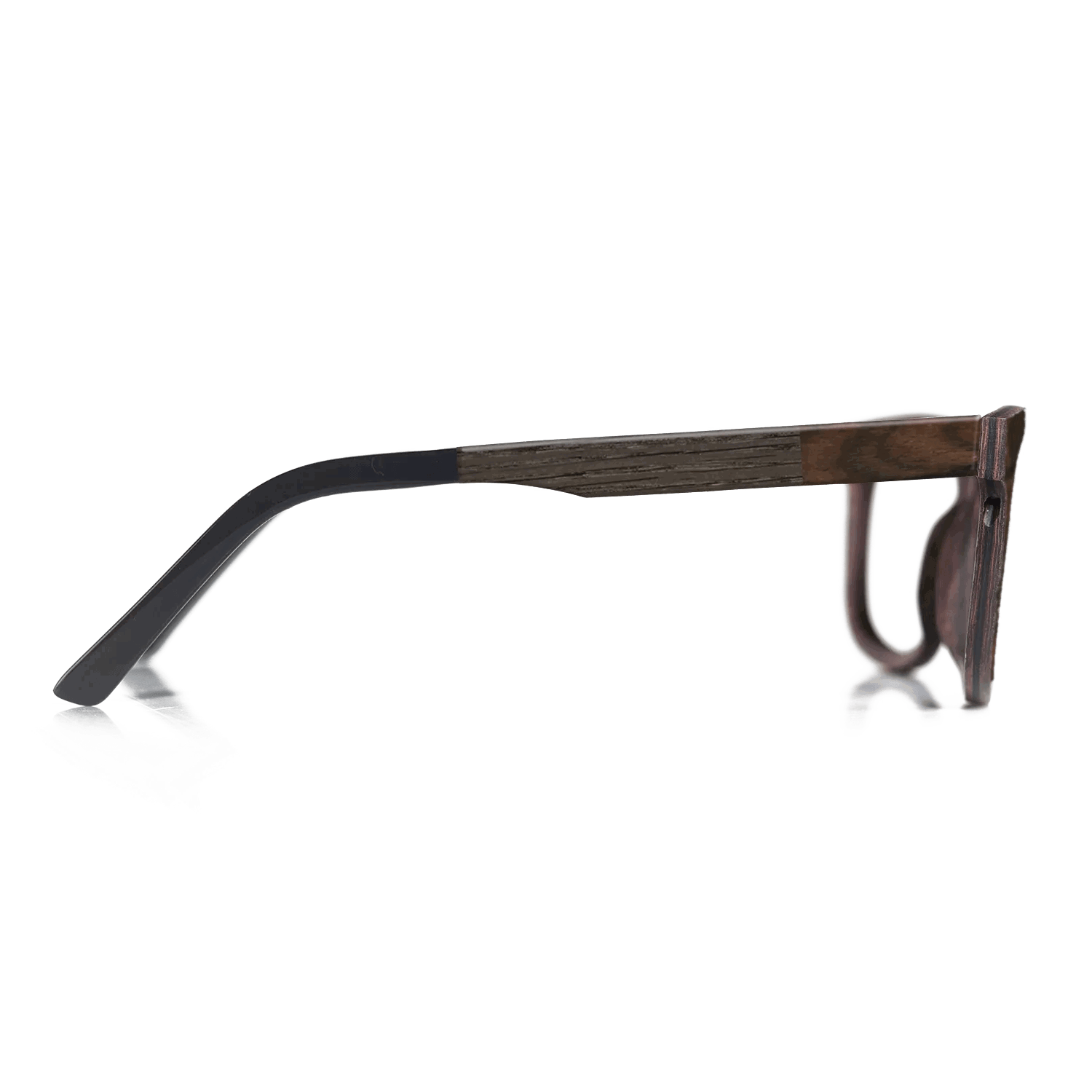 Fumed Oak,Ziricote Dark Quartered: Cubic Cuts - The Sage - Rectangle - SIRIS wood optic