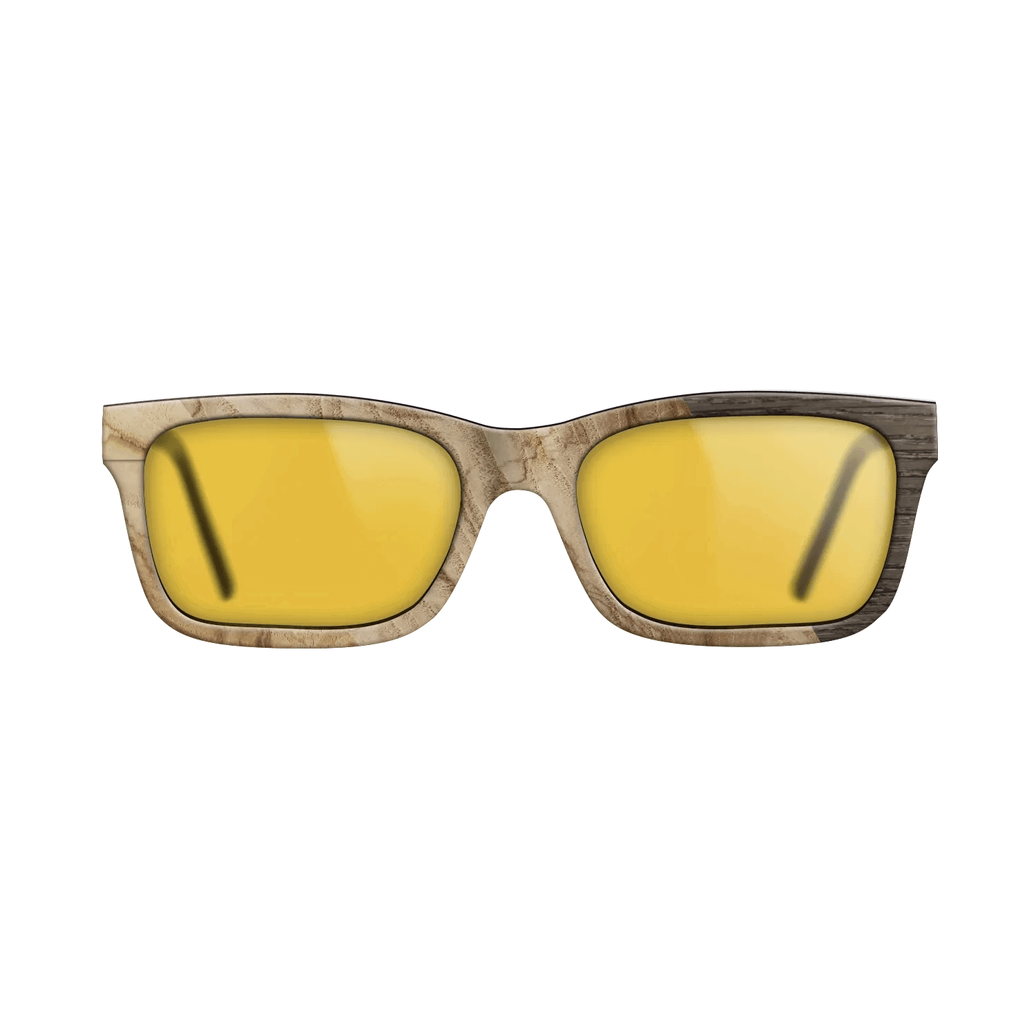 Fumed Oak,Ziricote Dark Quartered: Cubic Cuts - The Sage - Rectangle - SIRIS wood optic