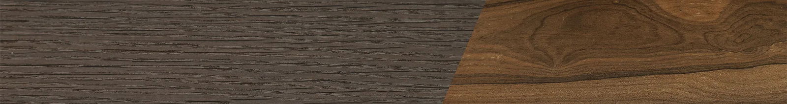 Fumed Oak,Ziricote Dark Quartered: Dicut - The Hero - Square - SIRIS wood optic