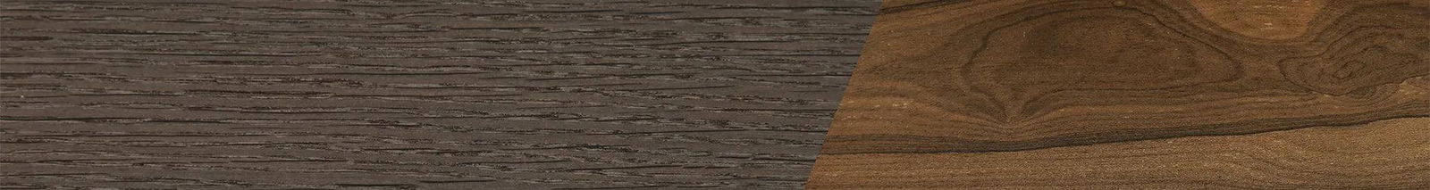 Fumed Oak,Ziricote Dark Quartered: Dicut - The Rebel - Round - SIRIS wood optic