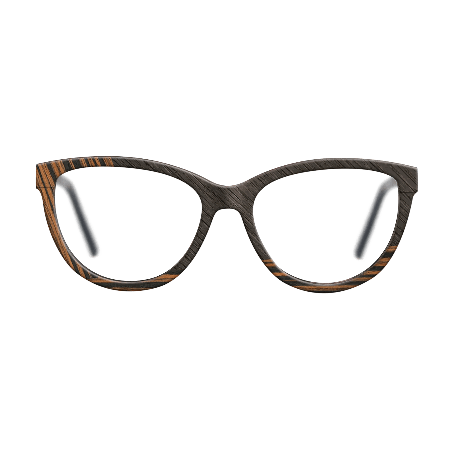 Fumed Oak,Ziricote Dark Quartered,Italian Ebony: Angle Cut - The Maiden - Cat - 1552 - SIRIS wood optic