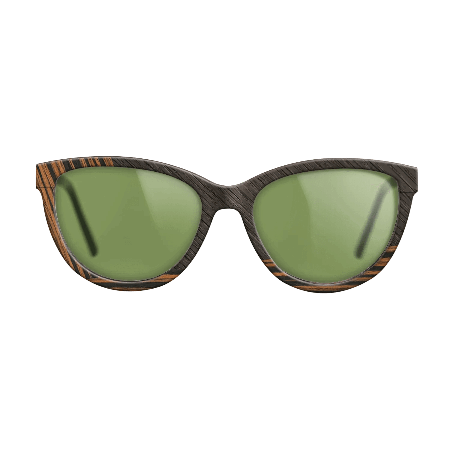 Fumed Oak,Ziricote Dark Quartered,Italian Ebony: Angle Cut - The Maiden - Cat - 1552 - SIRIS wood optic