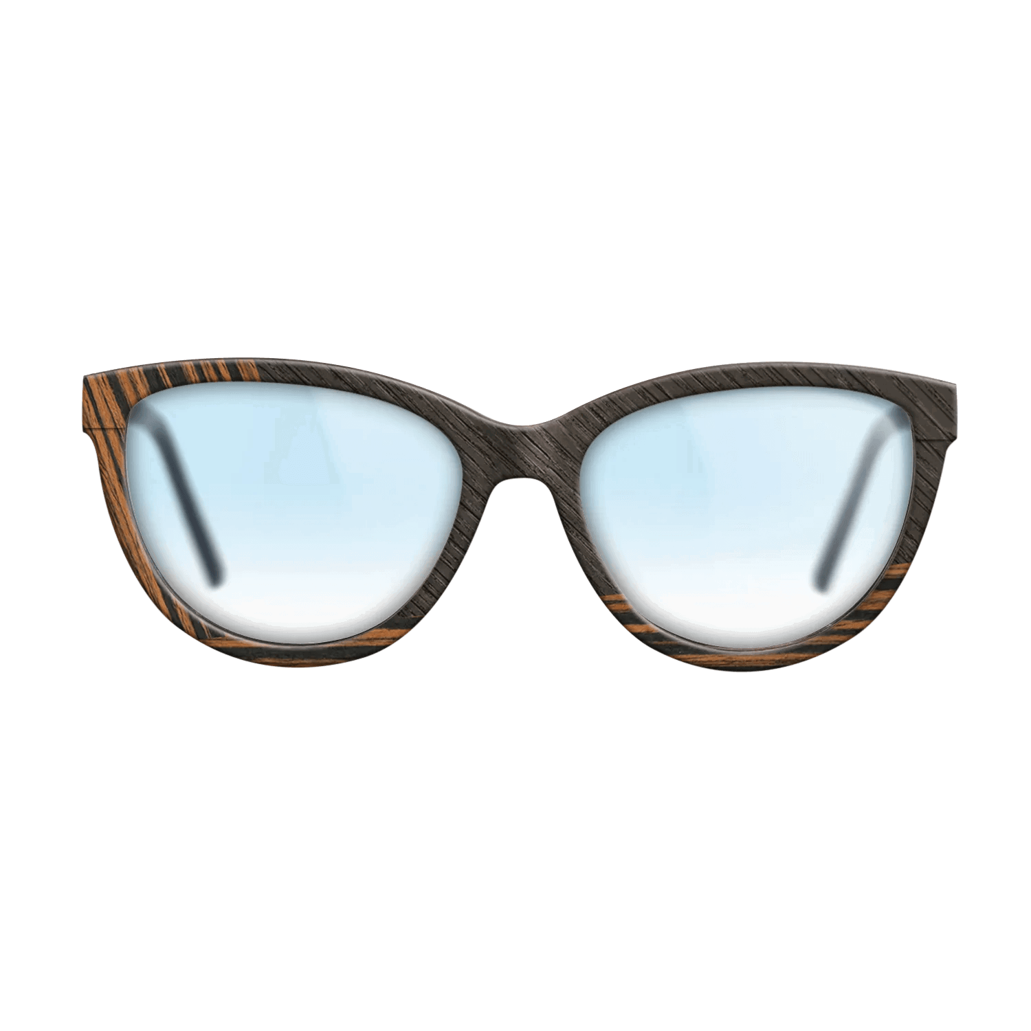 Fumed Oak,Ziricote Dark Quartered,Italian Ebony: Angle Cut - The Maiden - Cat - 1552 - SIRIS wood optic