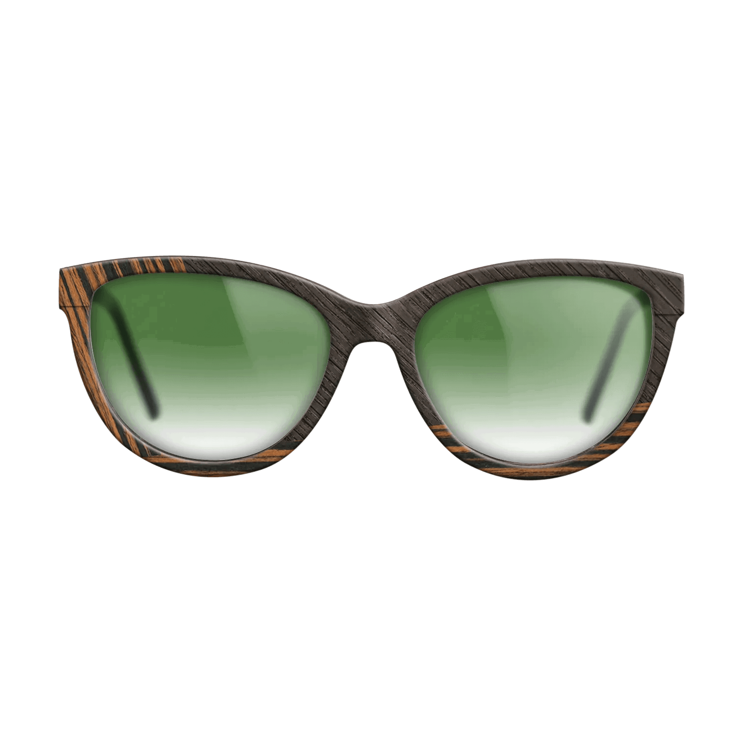 Fumed Oak,Ziricote Dark Quartered,Italian Ebony: Angle Cut - The Maiden - Cat - 1552 - SIRIS wood optic