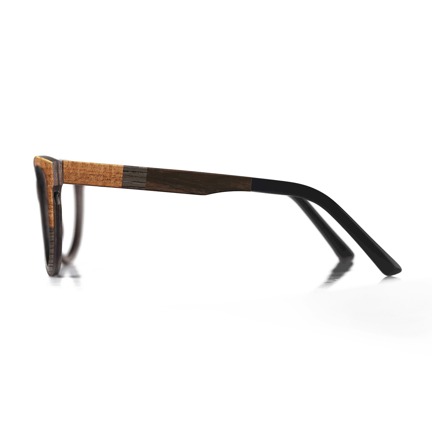 Fumed Oak,Ziricote Dark Quartered,Koa: Cubic Cuts - The Maiden - Cat - SIRIS wood optic