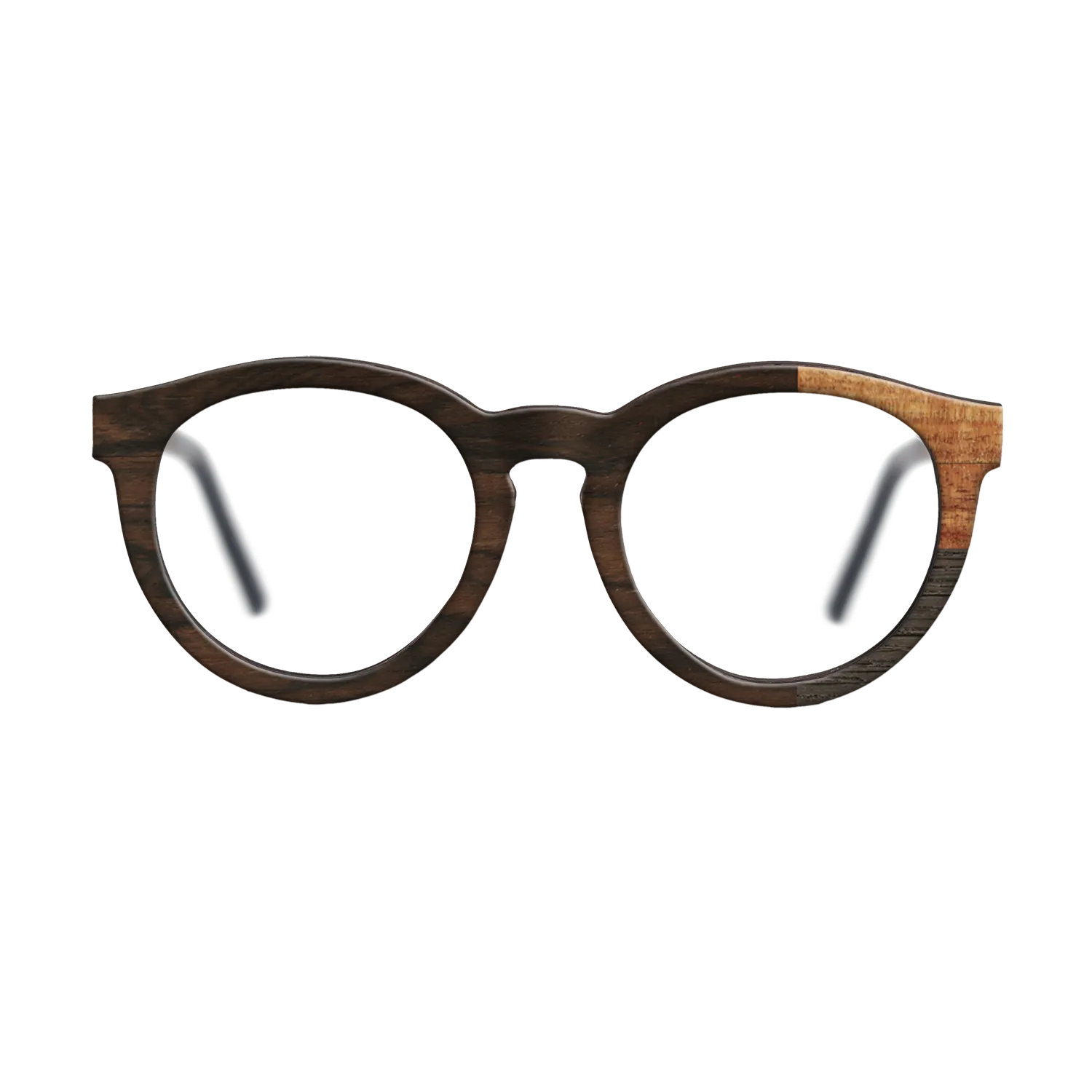 Fumed Oak,Ziricote Dark Quartered,Koa: Cubic Cuts - The Rebel - Round - SIRIS wood optic