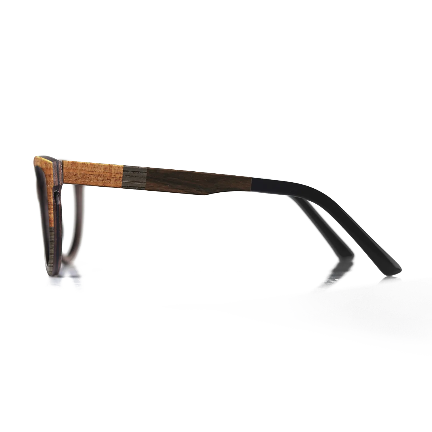 Fumed Oak,Ziricote Dark Quartered,Koa: Cubic Cuts - The Rebel - Round - SIRIS wood optic