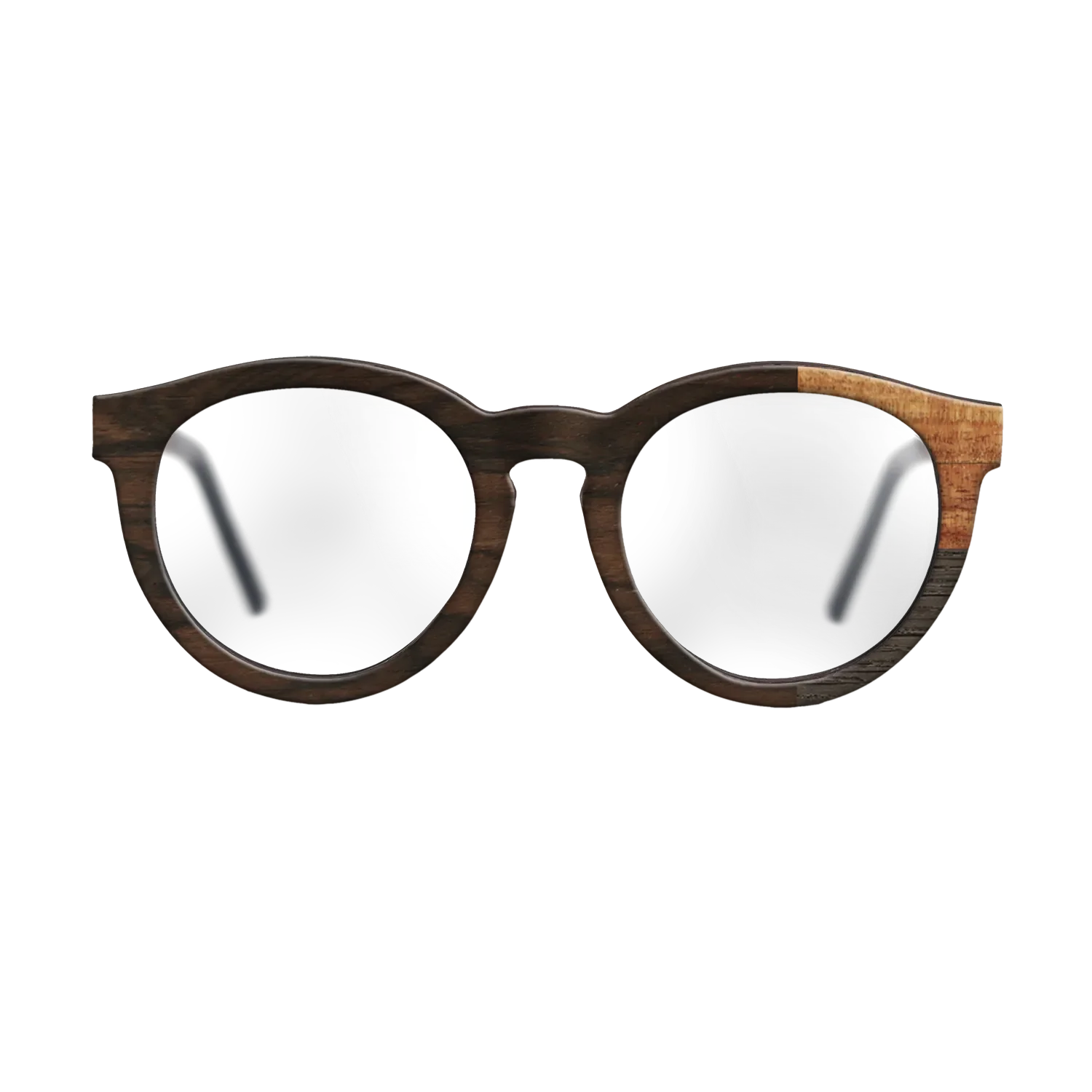 Fumed Oak,Ziricote Dark Quartered,Koa: Cubic Cuts - The Rebel - Round - SIRIS wood optic