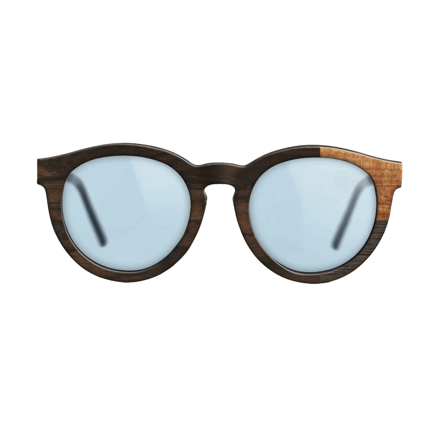 Fumed Oak,Ziricote Dark Quartered,Koa: Cubic Cuts - The Rebel - Round - SIRIS wood optic