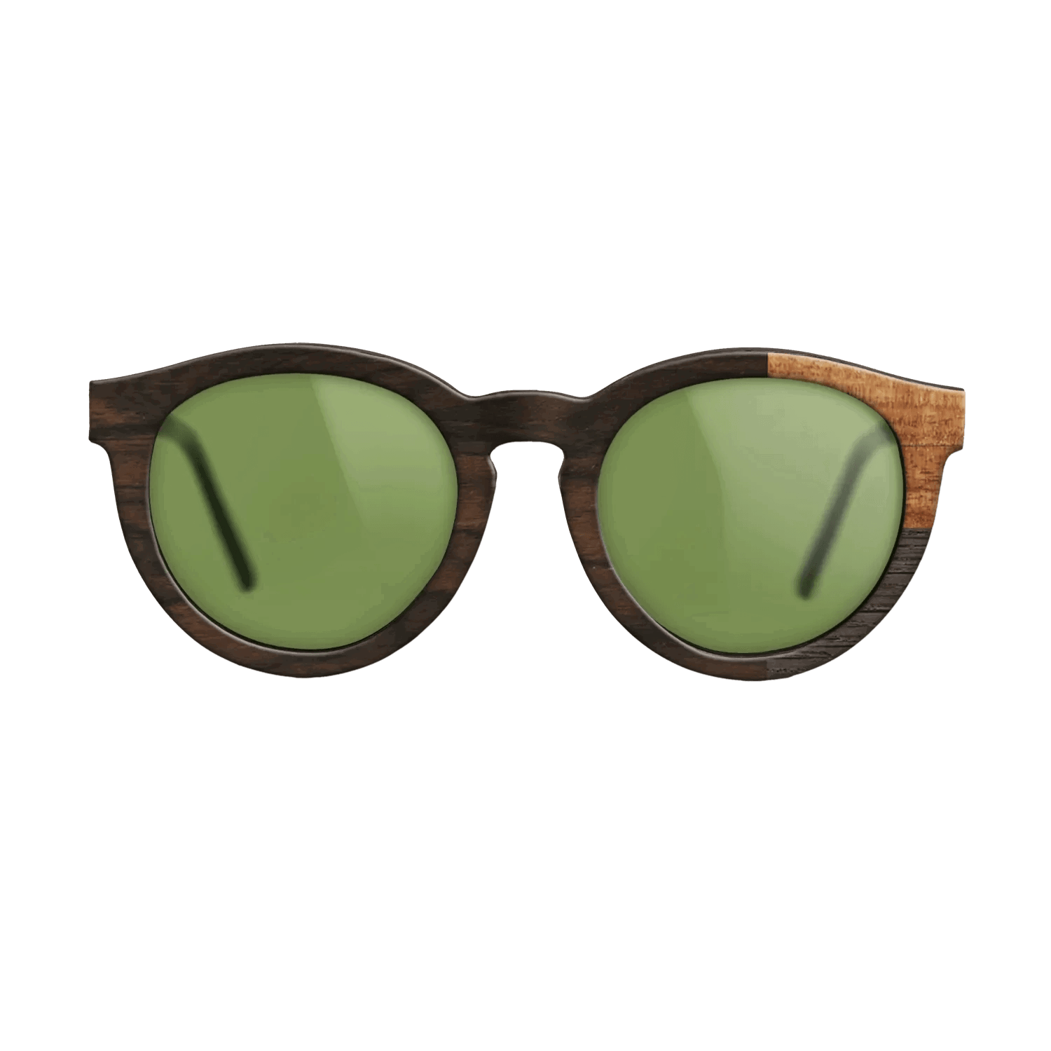 Fumed Oak,Ziricote Dark Quartered,Koa: Cubic Cuts - The Rebel - Round - SIRIS wood optic