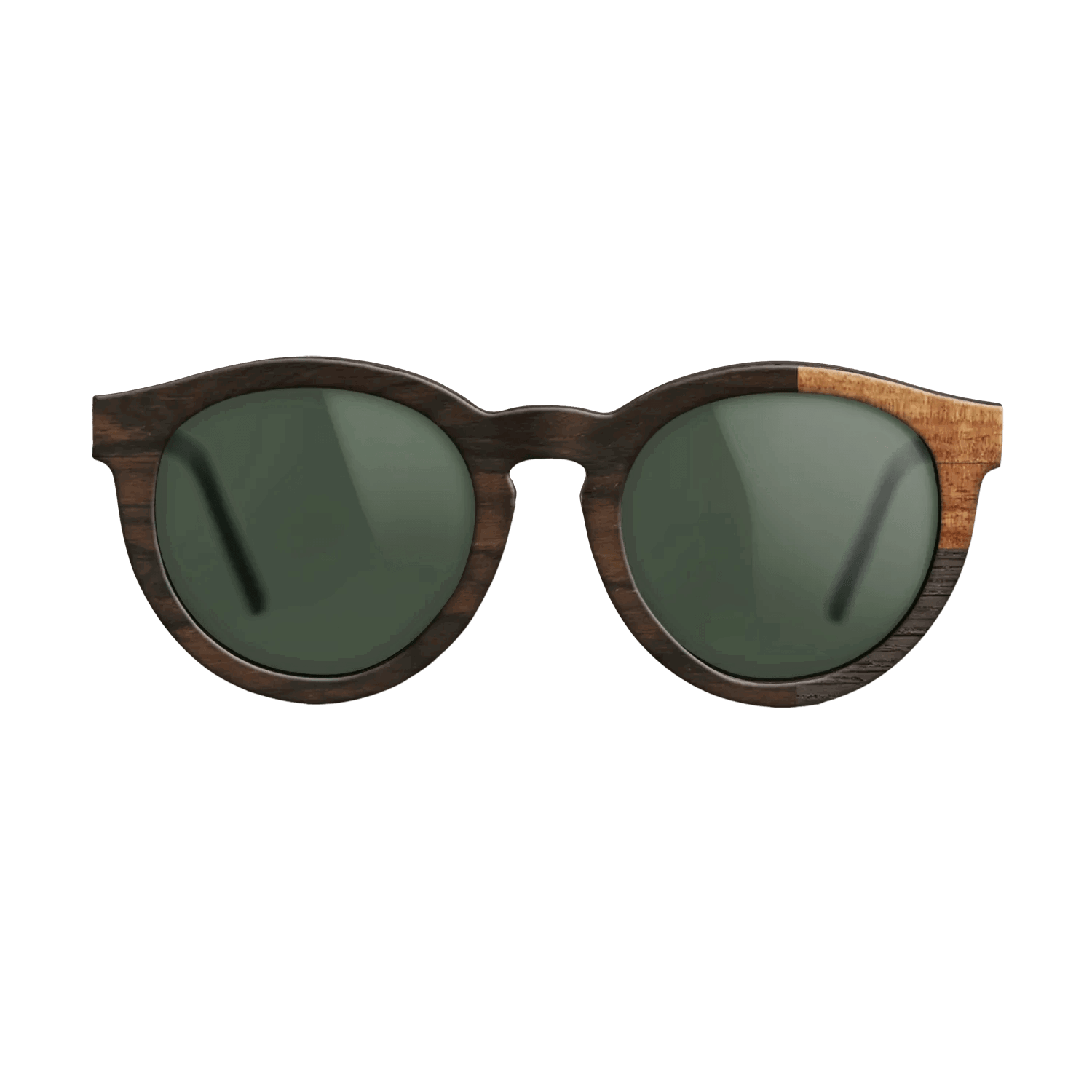 Fumed Oak,Ziricote Dark Quartered,Koa: Cubic Cuts - The Rebel - Round - SIRIS wood optic