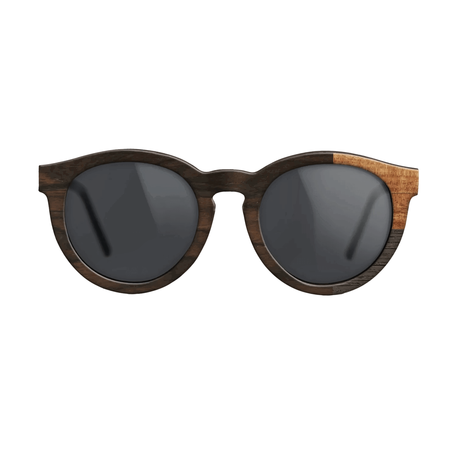 Fumed Oak,Ziricote Dark Quartered,Koa: Cubic Cuts - The Rebel - Round - SIRIS wood optic