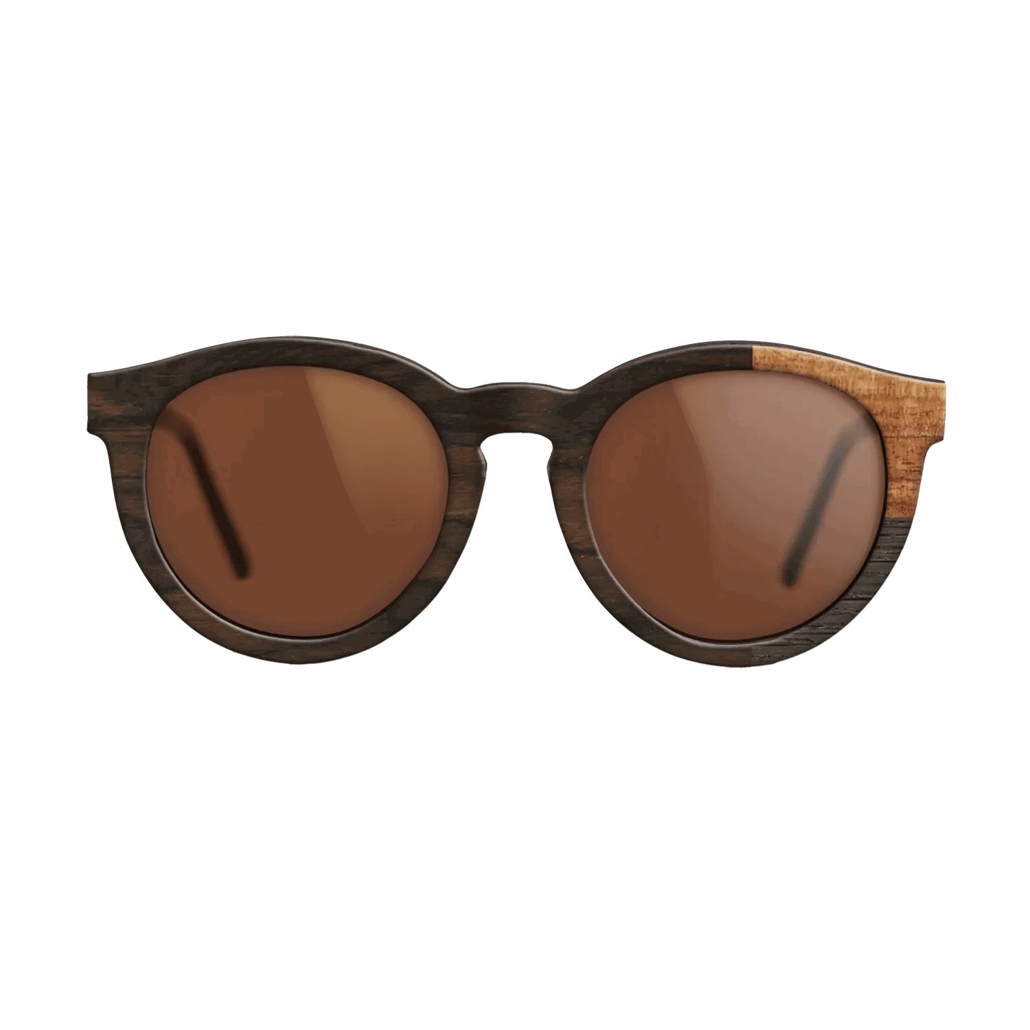 Fumed Oak,Ziricote Dark Quartered,Koa: Cubic Cuts - The Rebel - Round - SIRIS wood optic