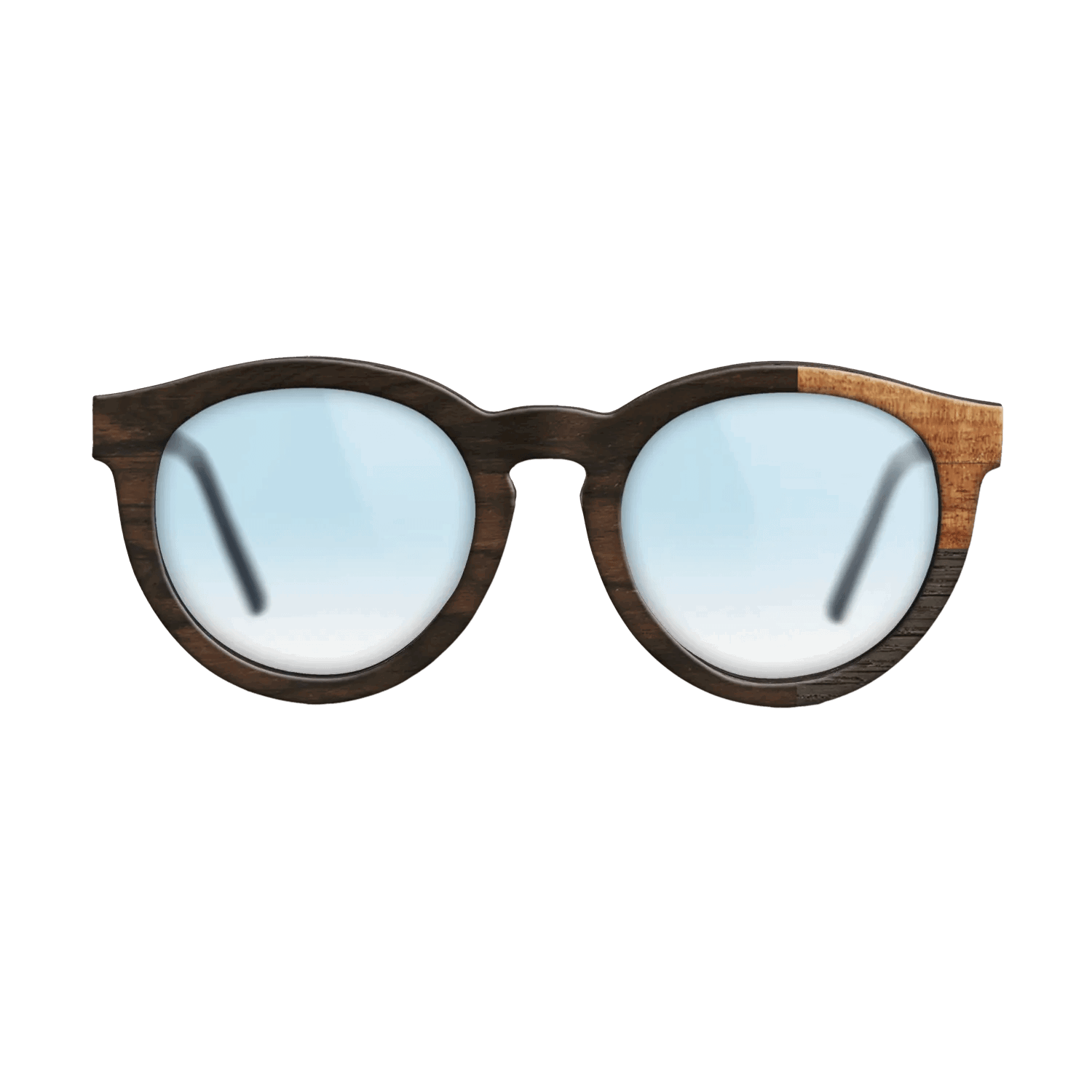 Fumed Oak,Ziricote Dark Quartered,Koa: Cubic Cuts - The Rebel - Round - SIRIS wood optic