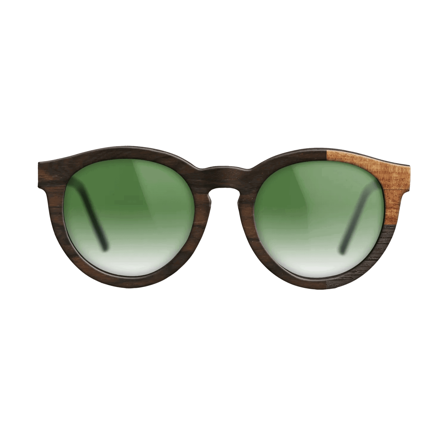 Fumed Oak,Ziricote Dark Quartered,Koa: Cubic Cuts - The Rebel - Round - SIRIS wood optic