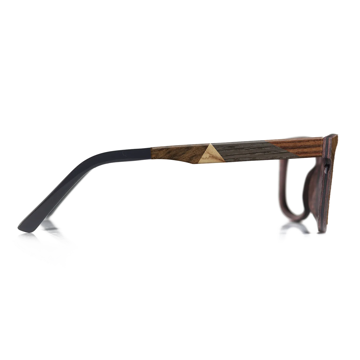 Fumed Oak,Ziricote Dark Quartered,Olive Burl,Kingwood: Mosaic - The Rebel - Round - 1222 - SIRIS wood optic