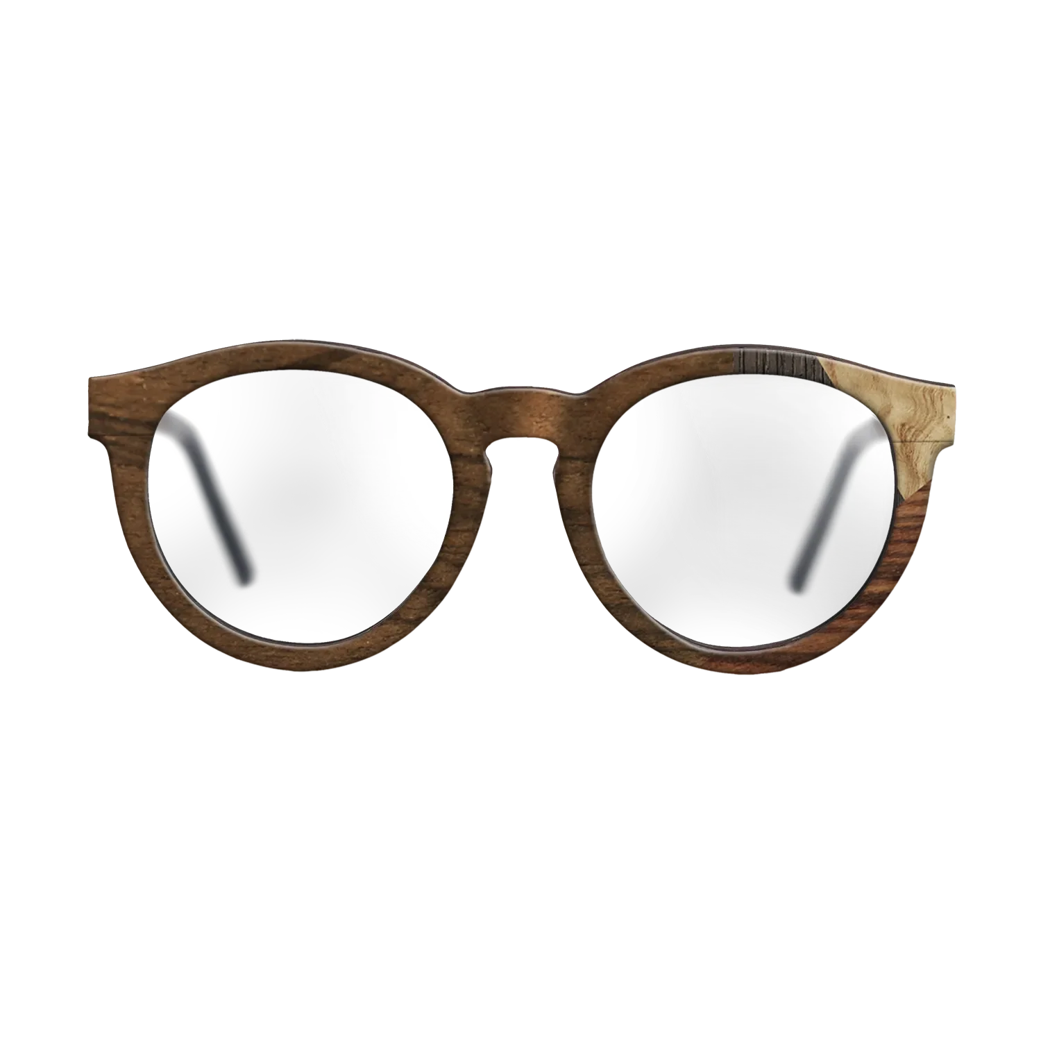 Fumed Oak,Ziricote Dark Quartered,Olive Burl,Kingwood: Mosaic - The Rebel - Round - 1222 - SIRIS wood optic