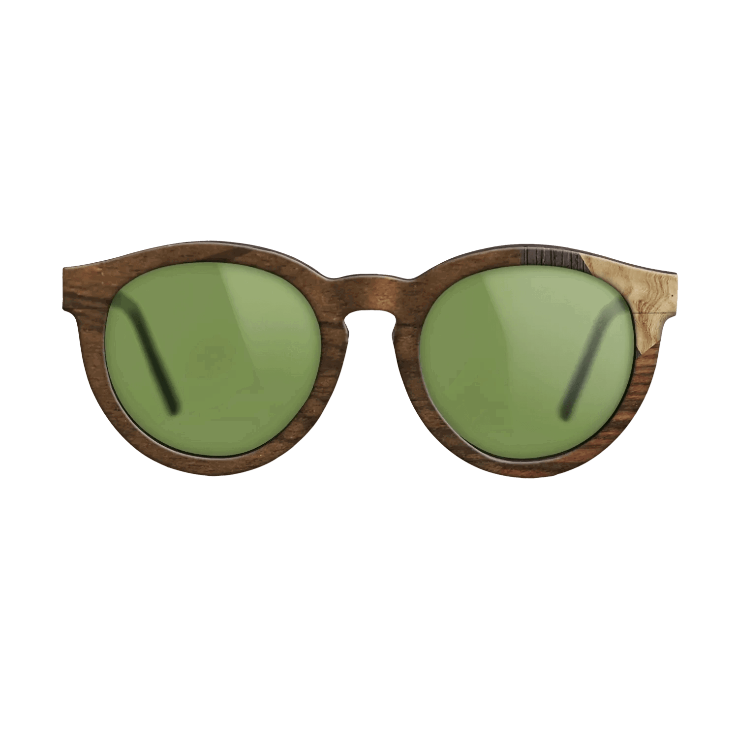 Fumed Oak,Ziricote Dark Quartered,Olive Burl,Kingwood: Mosaic - The Rebel - Round - 1222 - SIRIS wood optic