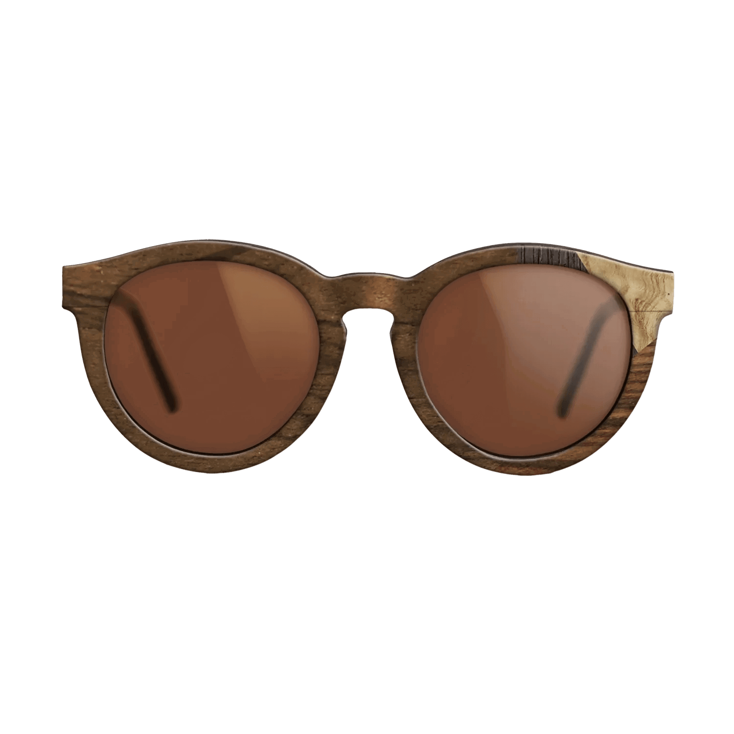 Fumed Oak,Ziricote Dark Quartered,Olive Burl,Kingwood: Mosaic - The Rebel - Round - 1222 - SIRIS wood optic