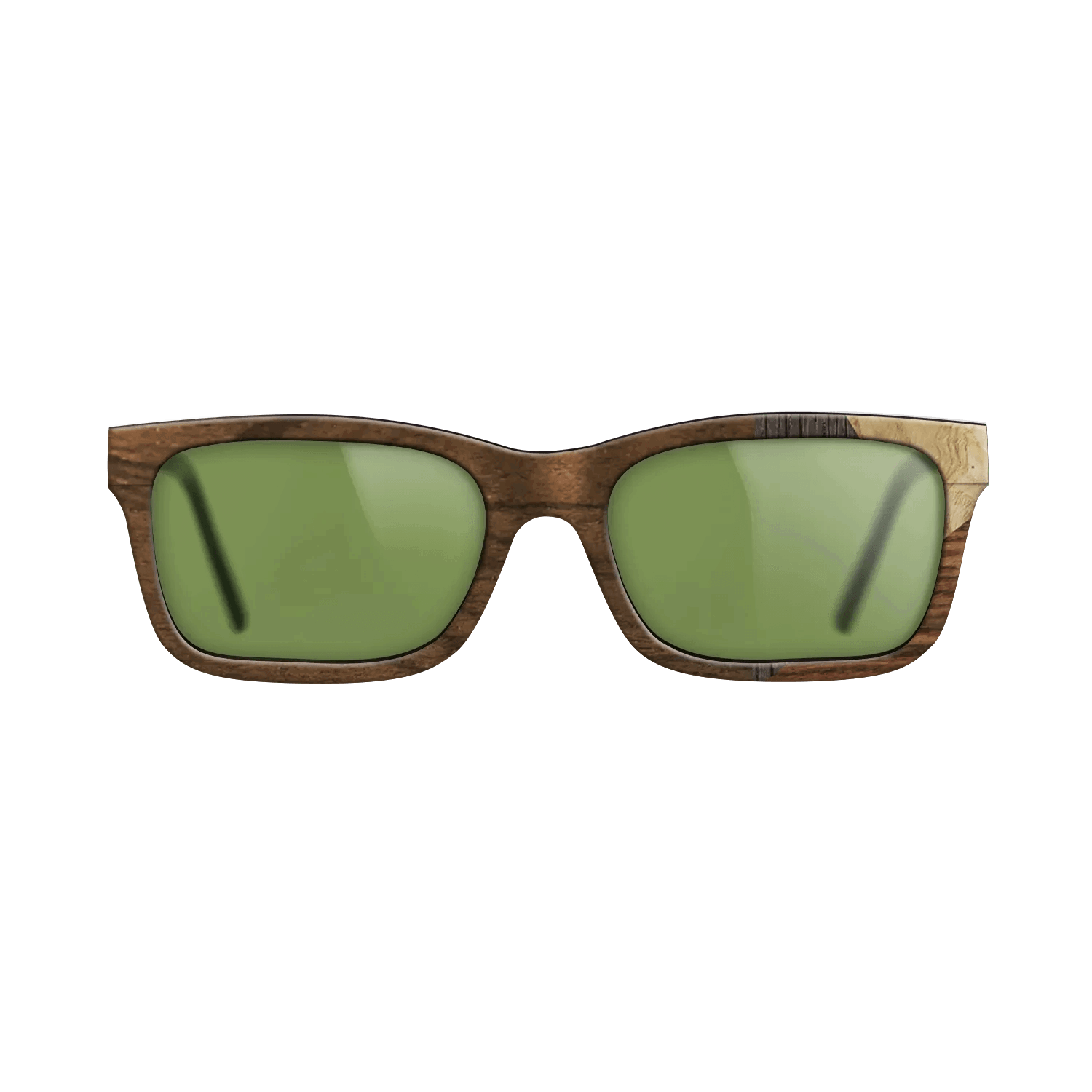 Fumed Oak,Ziricote Dark Quartered,Olive Burl,Kingwood: Mosaic - The Sage - Rectangle - 1222 - SIRIS wood optic