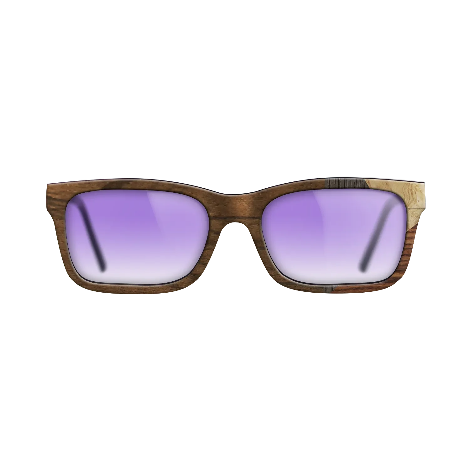 Fumed Oak,Ziricote Dark Quartered,Olive Burl,Kingwood: Mosaic - The Sage - Rectangle - 1222 - SIRIS wood optic