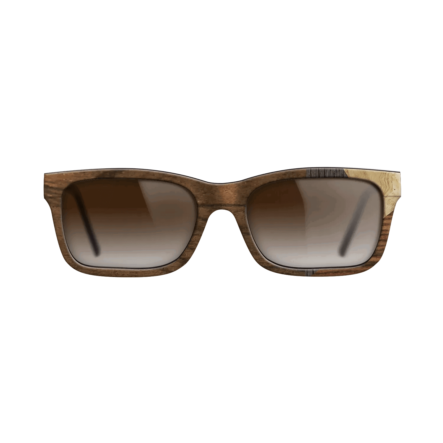 Fumed Oak,Ziricote Dark Quartered,Olive Burl,Kingwood: Mosaic - The Sage - Rectangle - 1222 - SIRIS wood optic