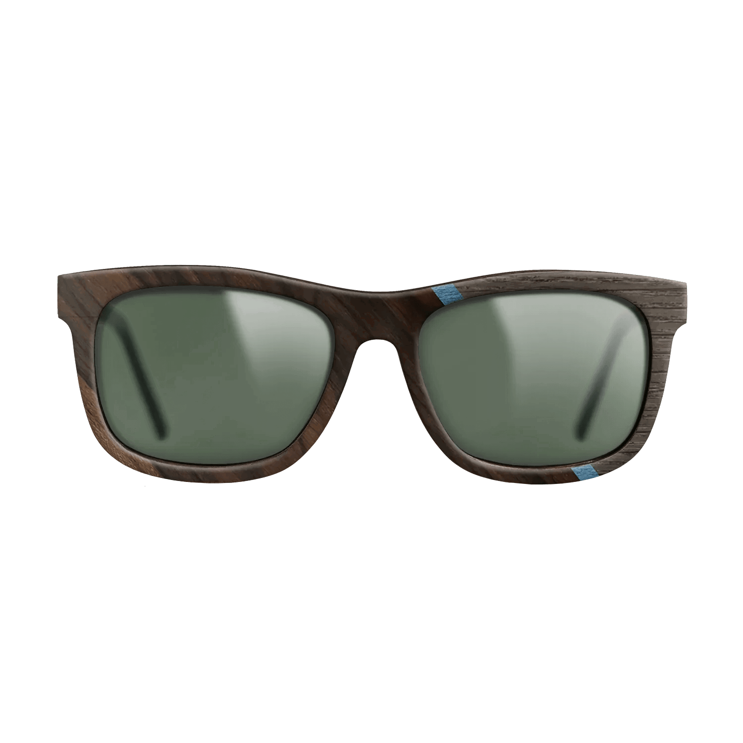 Fumed Oak,Ziricote Dark Quartered,Poplar Dyed: Blue Denim,Royal White Ebony: Angle Cut - The Hero - Square - 740 - SIRIS wood optic