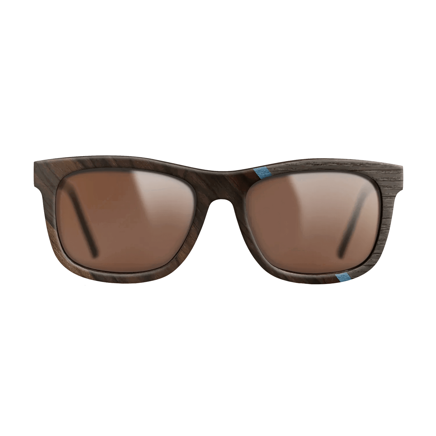 Fumed Oak,Ziricote Dark Quartered,Poplar Dyed: Blue Denim,Royal White Ebony: Angle Cut - The Hero - Square - 740 - SIRIS wood optic