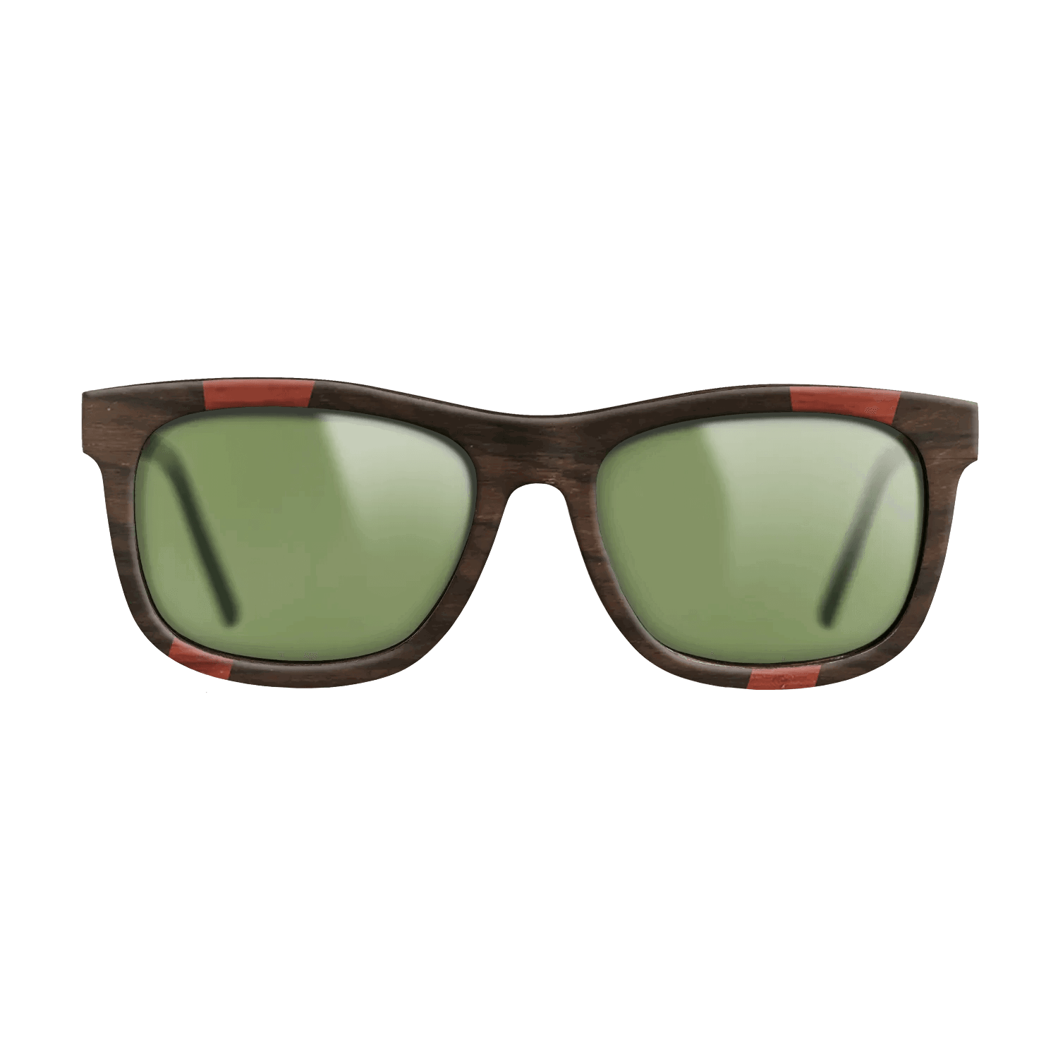 Fumed Oak,Ziricote Dark Quartered,Poplar Dyed: Red,Kingwood: Fractal - The Hero - Square - 1373 - SIRIS wood optic