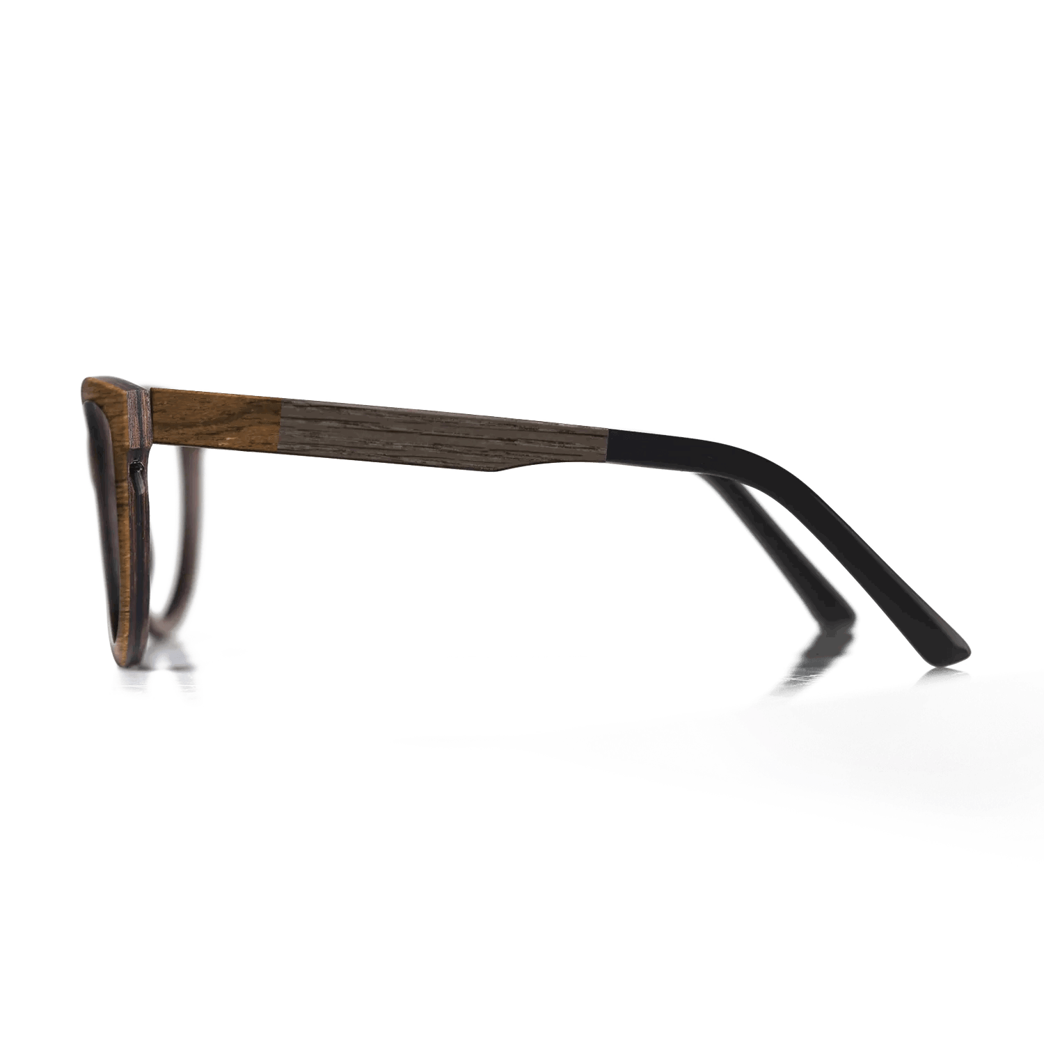 Fumed Oak,Ziricote Dark Quartered: Splice - The Hero - Square - SIRIS wood optic