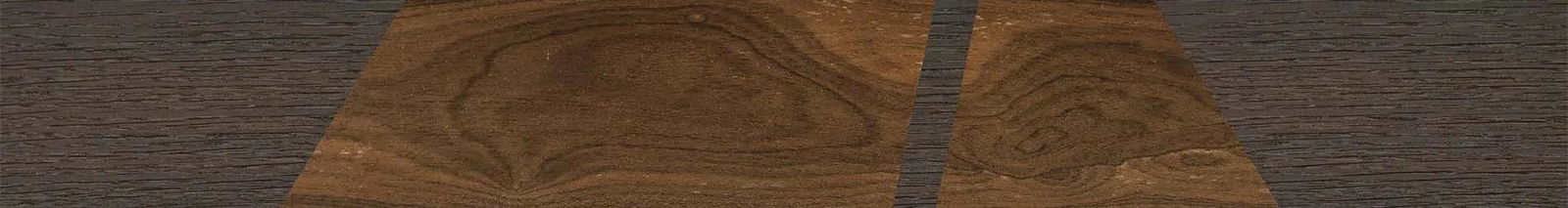 Fumed Oak,Ziricote Dark Quartered: Wedge - The Hero - Square - SIRIS wood optic