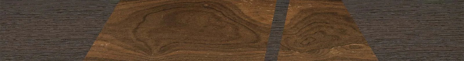 Fumed Oak,Ziricote Dark Quartered: Wedge - The Maiden - Cat - SIRIS wood optic