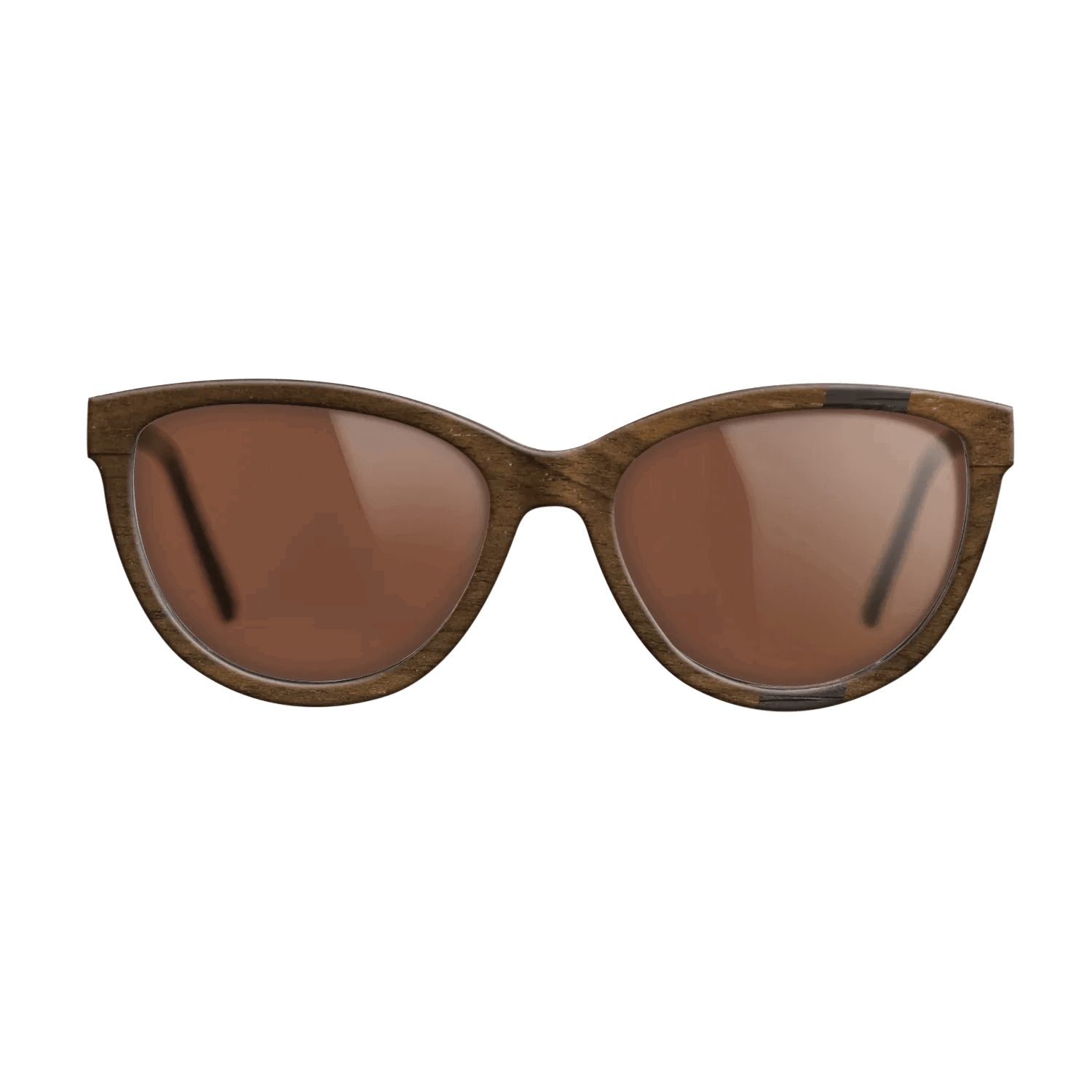 Fumed Oak,Ziricote Dark Quartered: Wedge - The Maiden - Cat - SIRIS wood optic