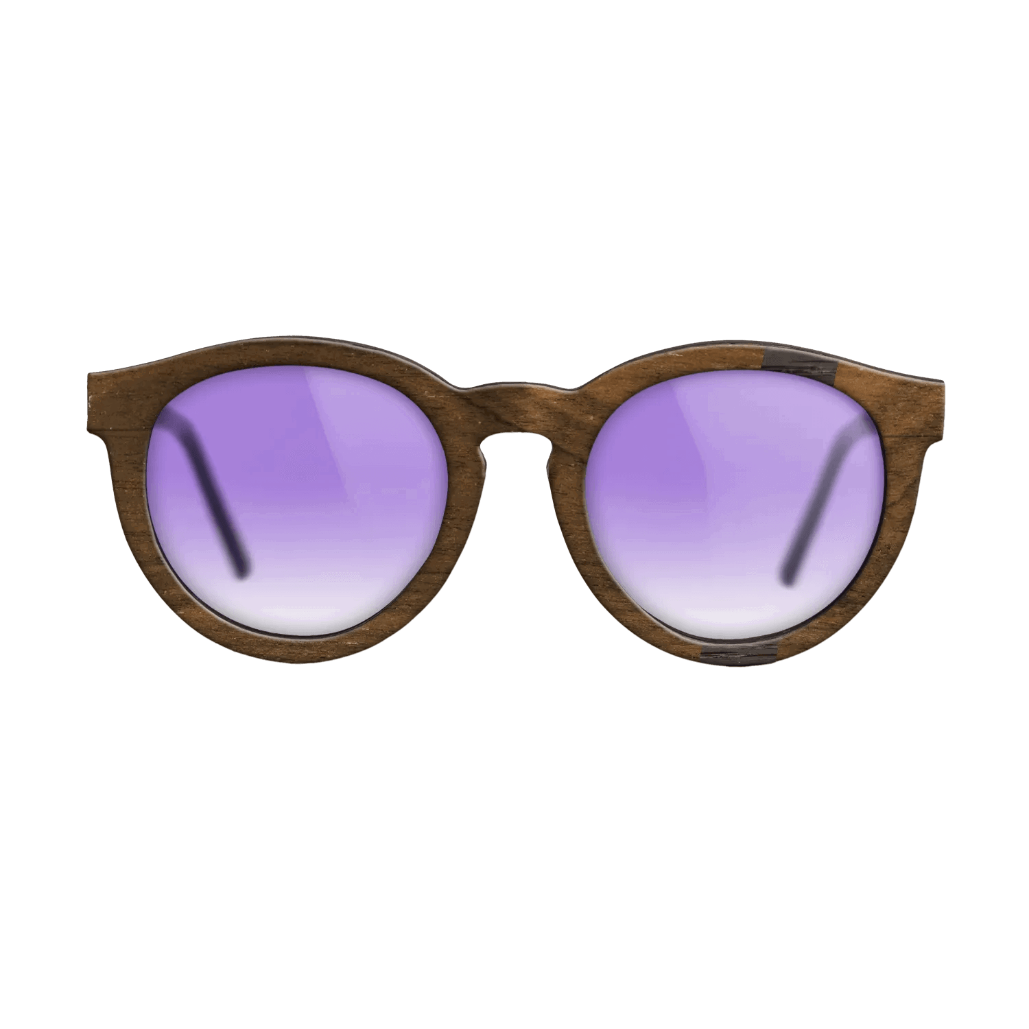 Fumed Oak,Ziricote Dark Quartered: Wedge - The Rebel - Round - SIRIS wood optic